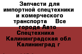 Запчасти для импортной спецтехники  и комерческого транспорта. - Все города Авто » Спецтехника   . Калининградская обл.,Калининград г.